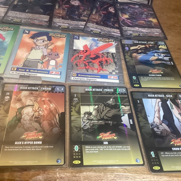 78 CCG and TCG cards lot with Star Trek Digimon street fighter and more - Picture 14 of 16